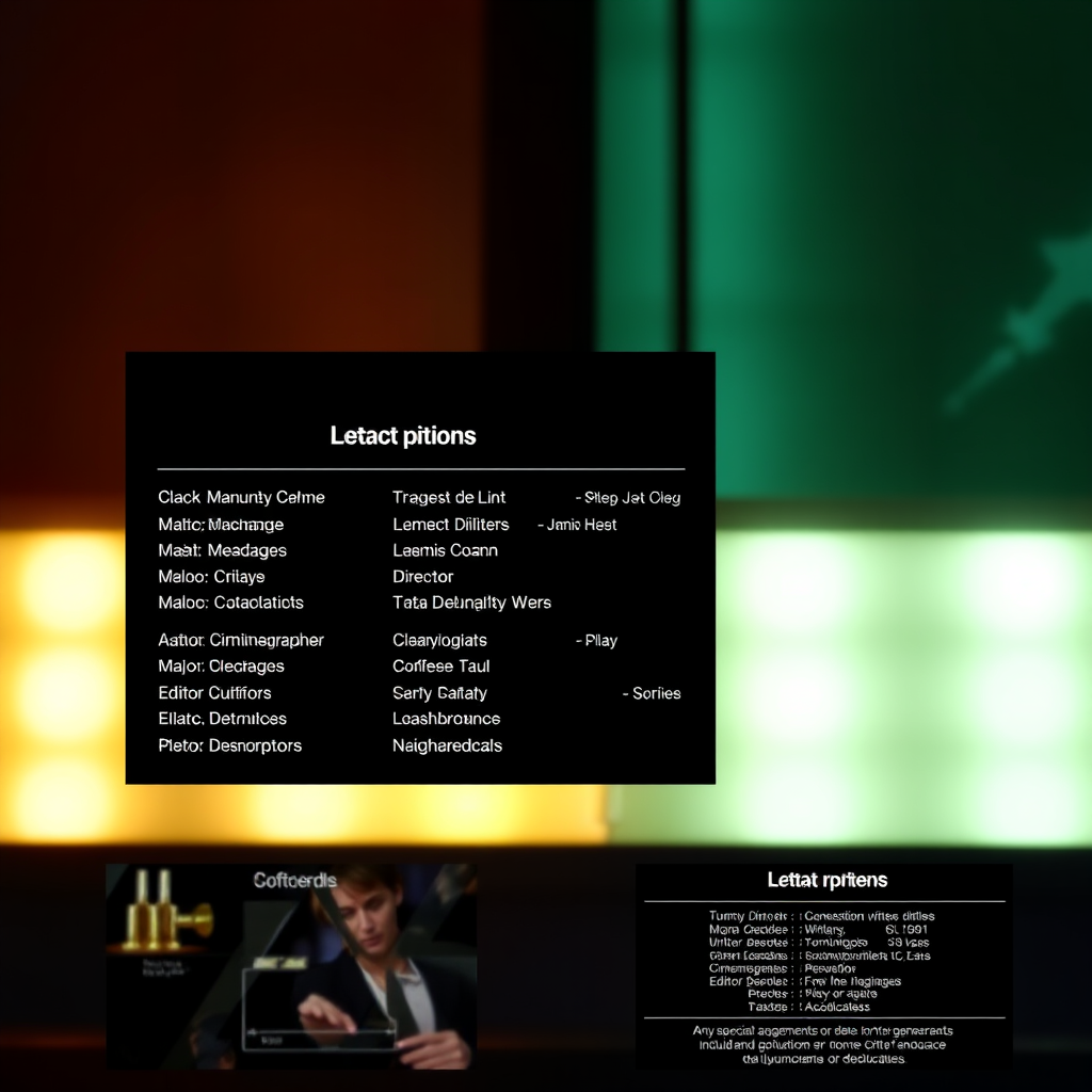Movie Credits Board Generator - (Free, No Signup AI Tool)