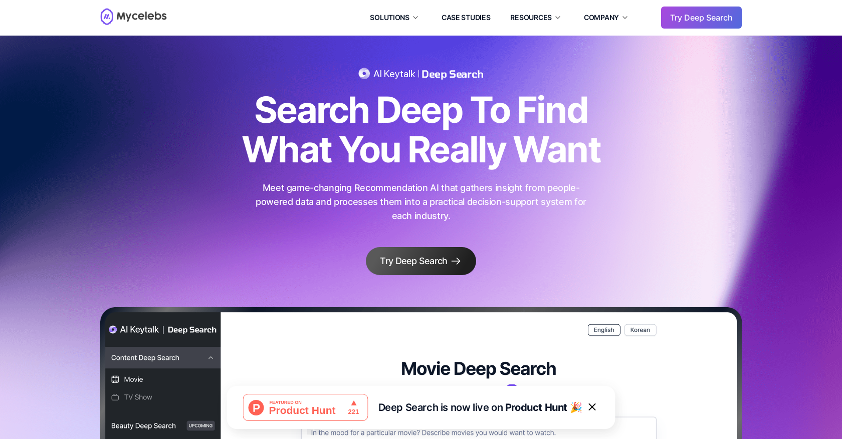 Movie Deep Search - Kodora | Leading AI Company in Australia