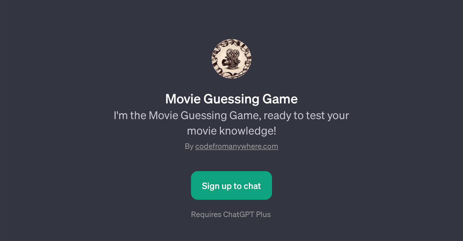Movie Guessing Game website