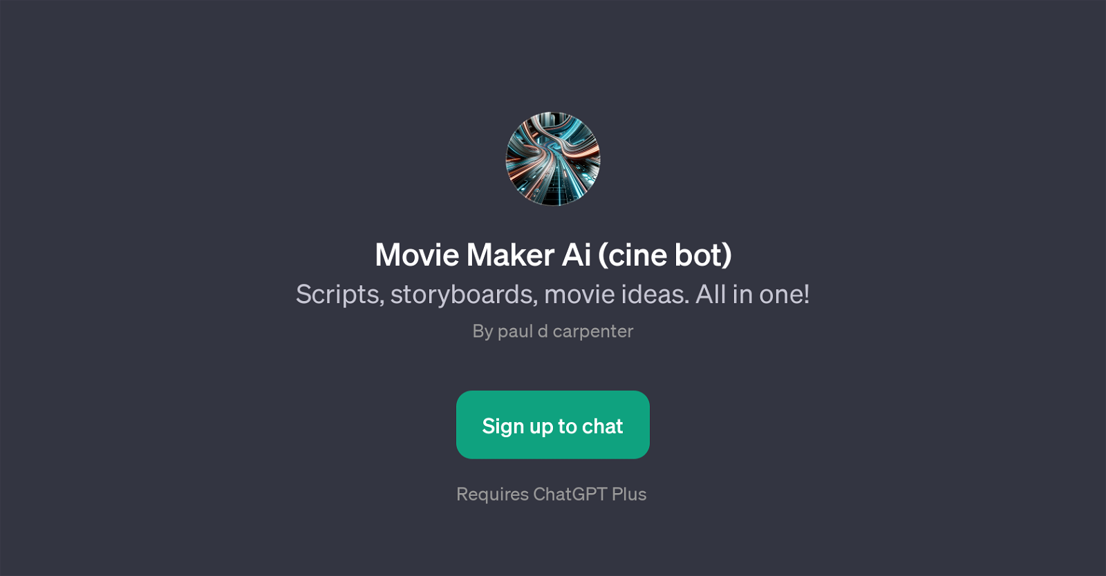 Movie Maker Ai (cine bot) website