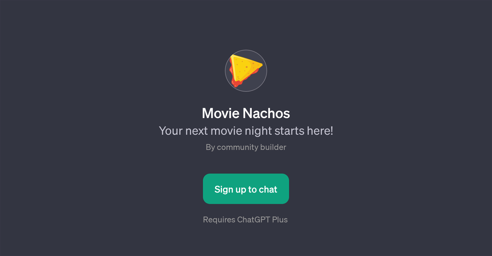 Movie Nachos website