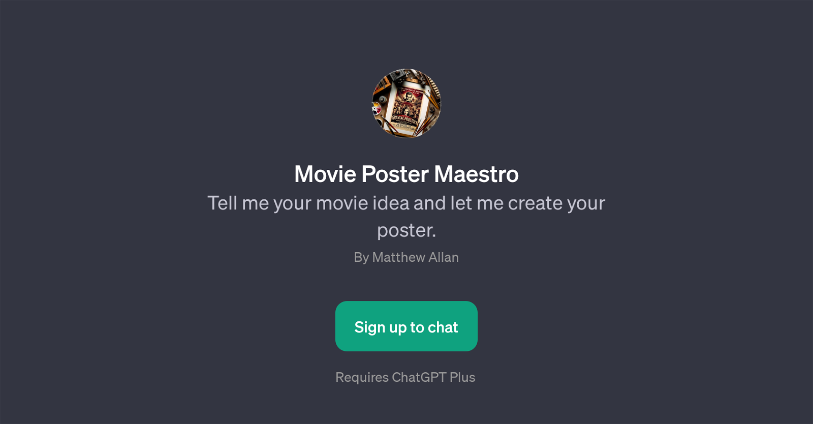 Movie Poster Maestro website