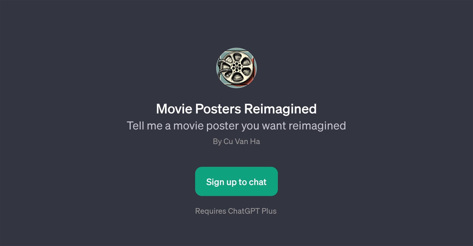 Movie Posters Reimagined website