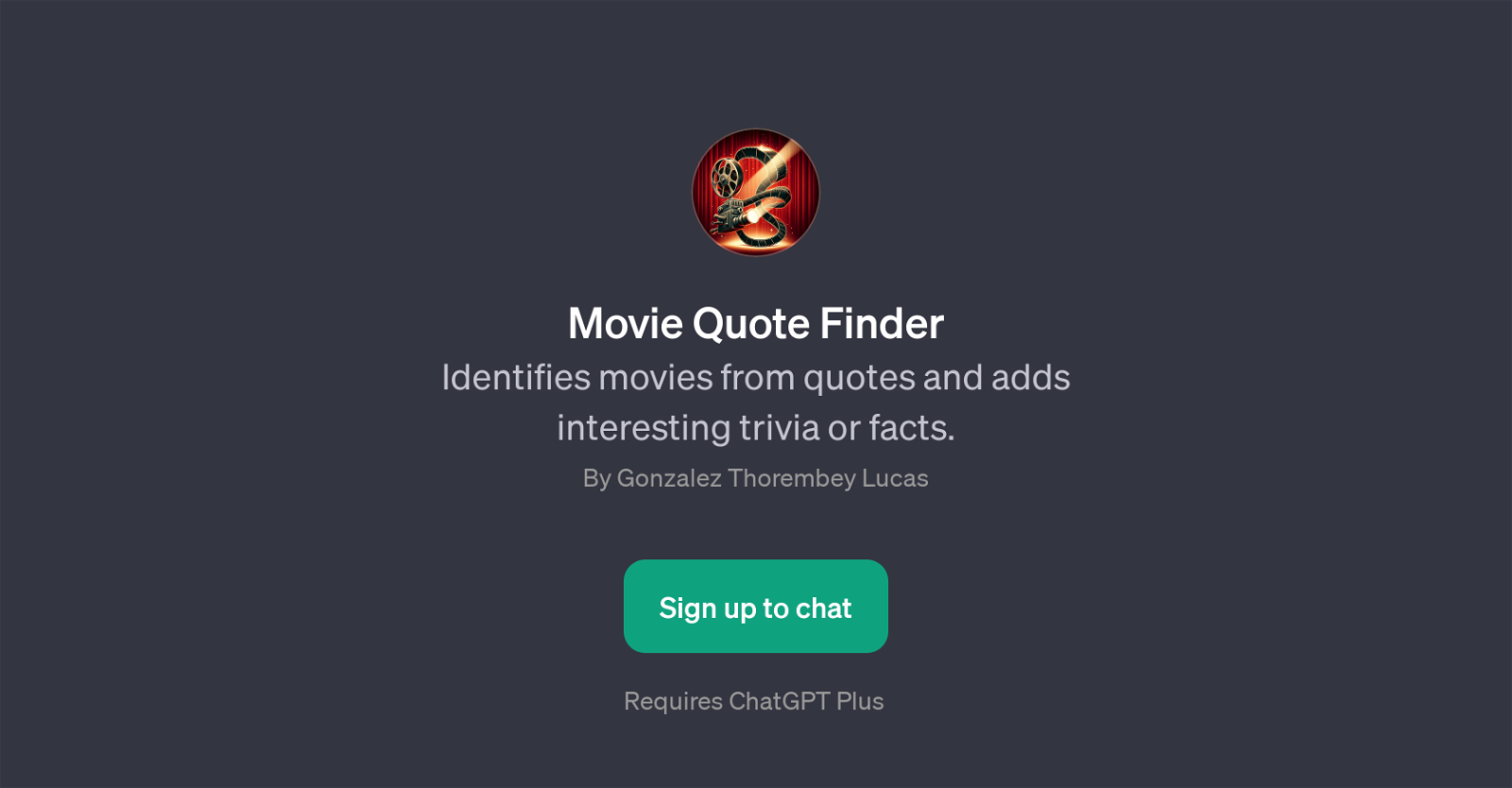Movie Quote Finder website