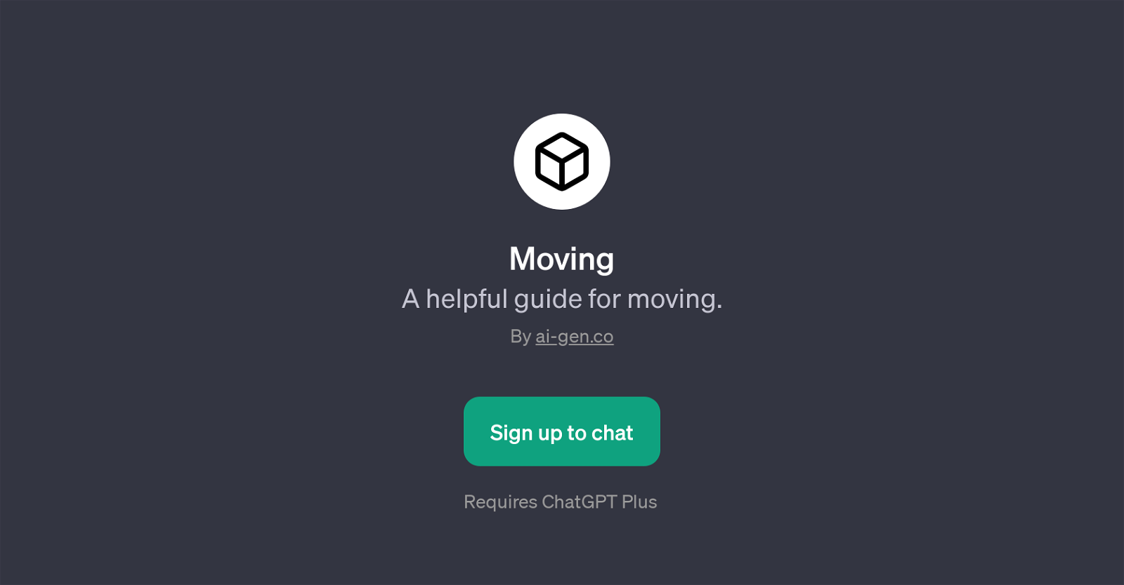 MovingPage website