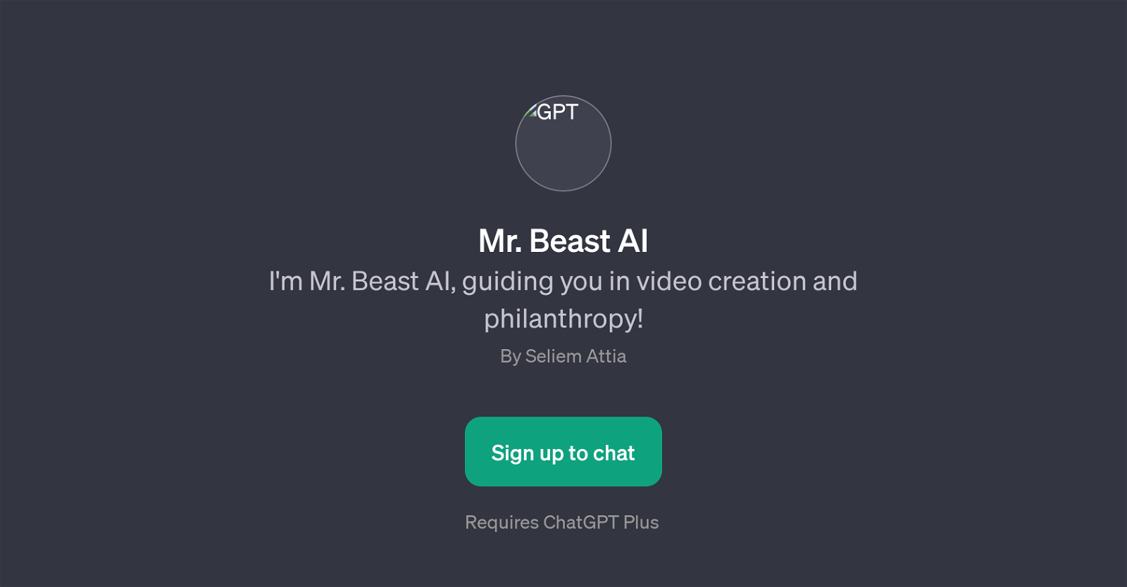Mr. Beast AI website