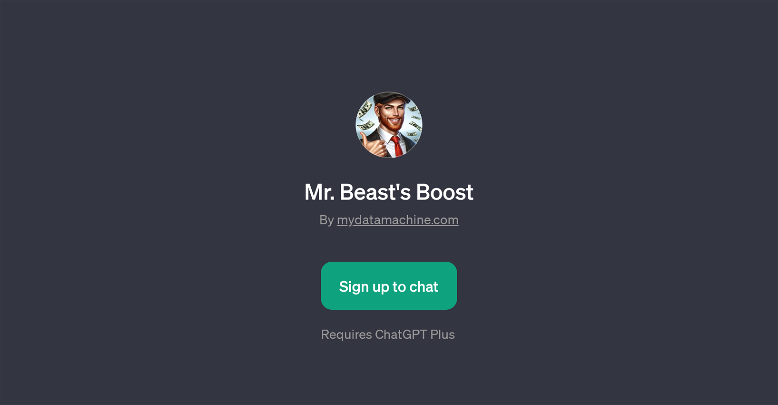Mr. Beast's Boost website