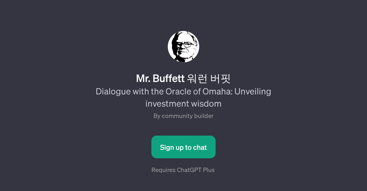 Mr. Buffett website