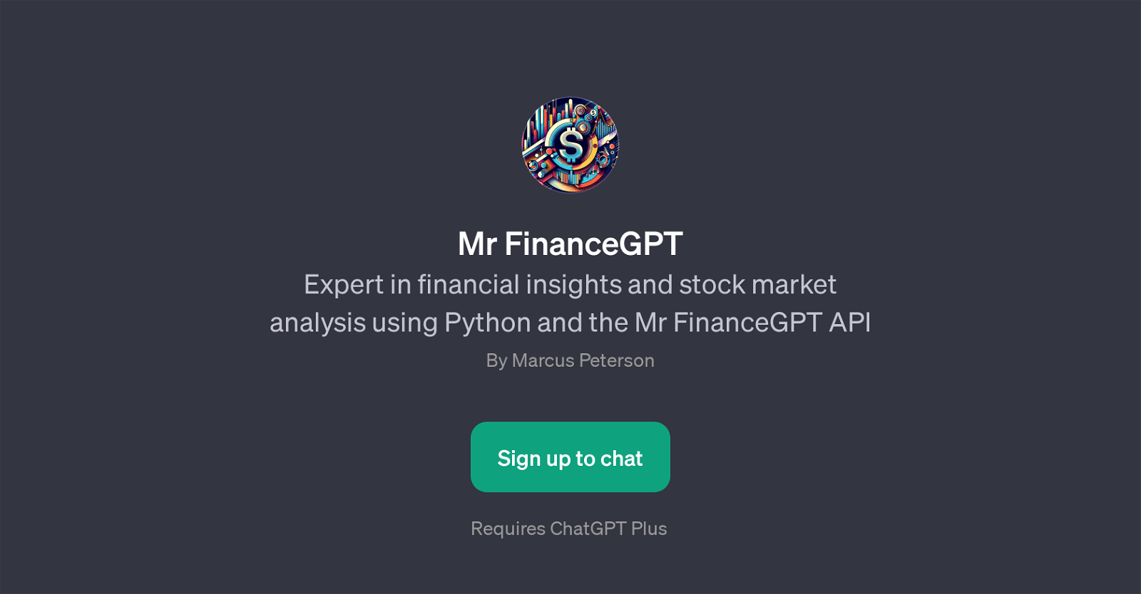 Mr FinanceGPT website