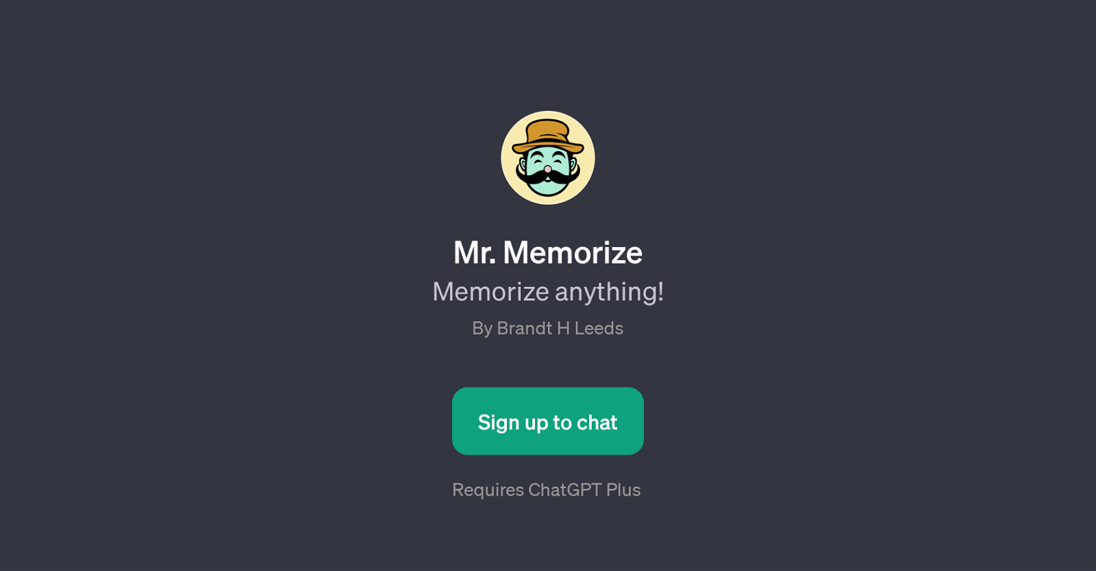 Mr. Memorize website