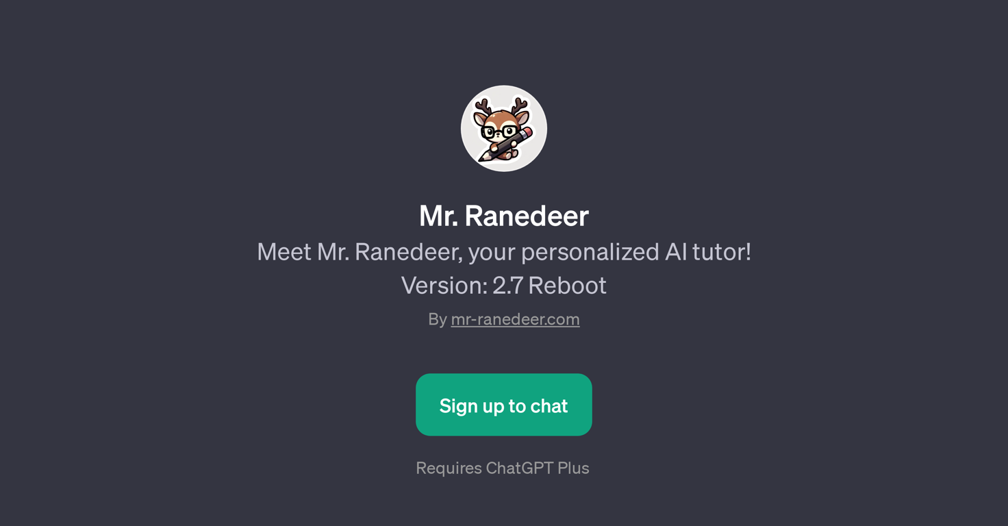 Mr. Ranedeer website