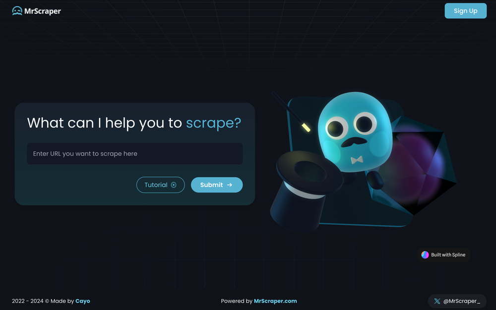 MrScrapper website