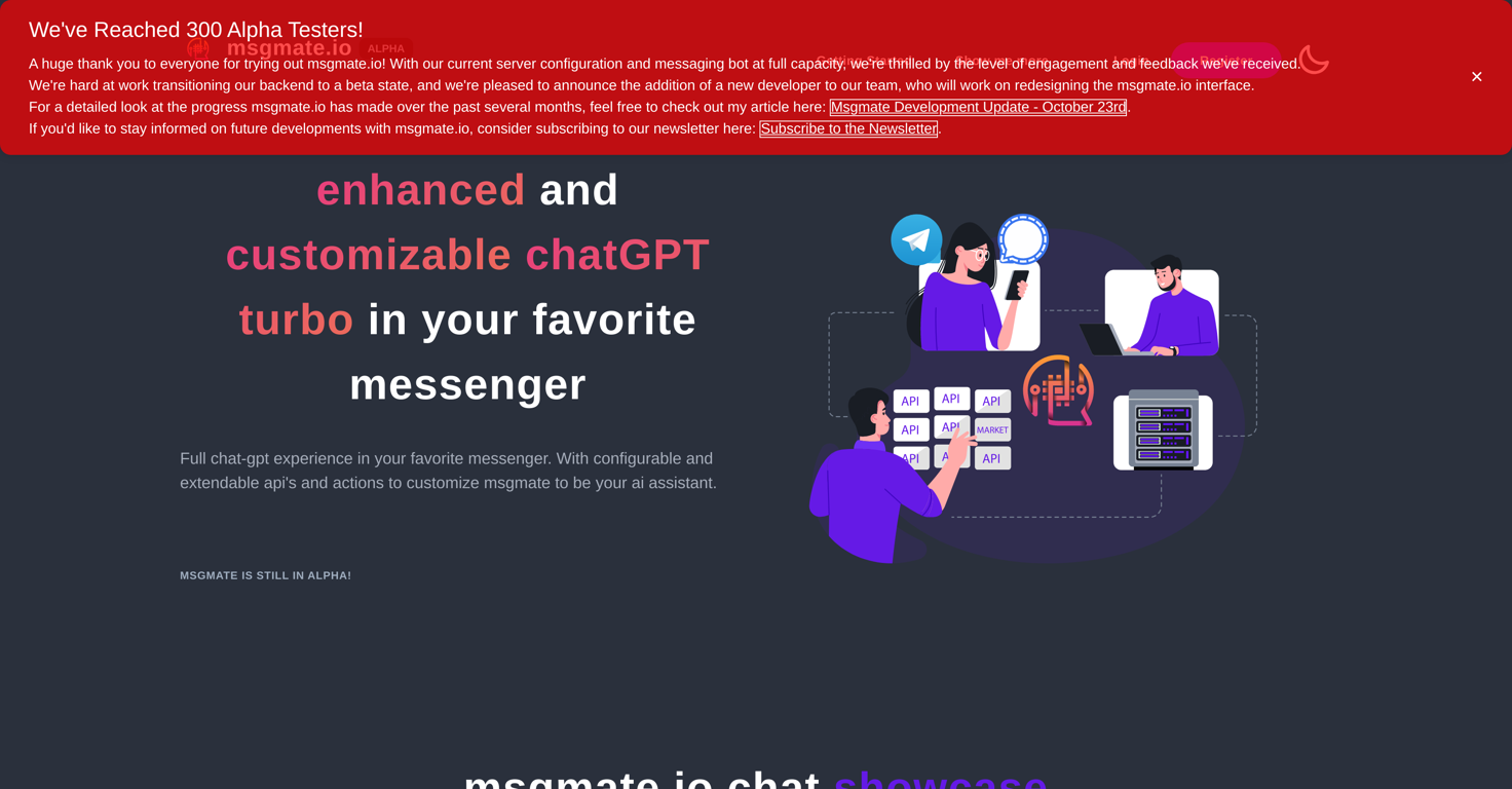 Msgmate website