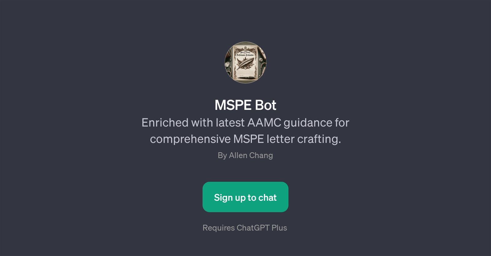 MSPE Bot website