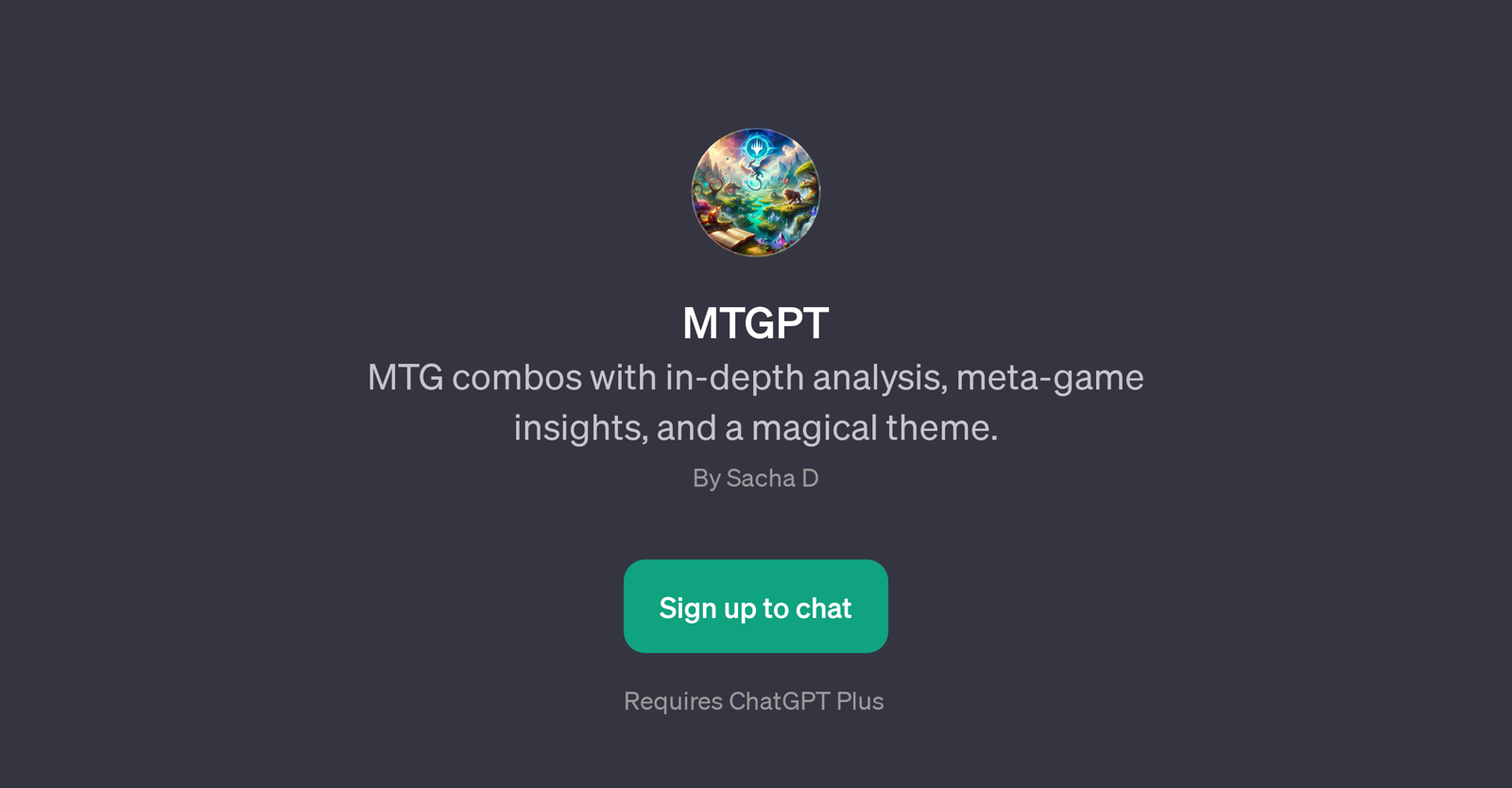 MTGPT website