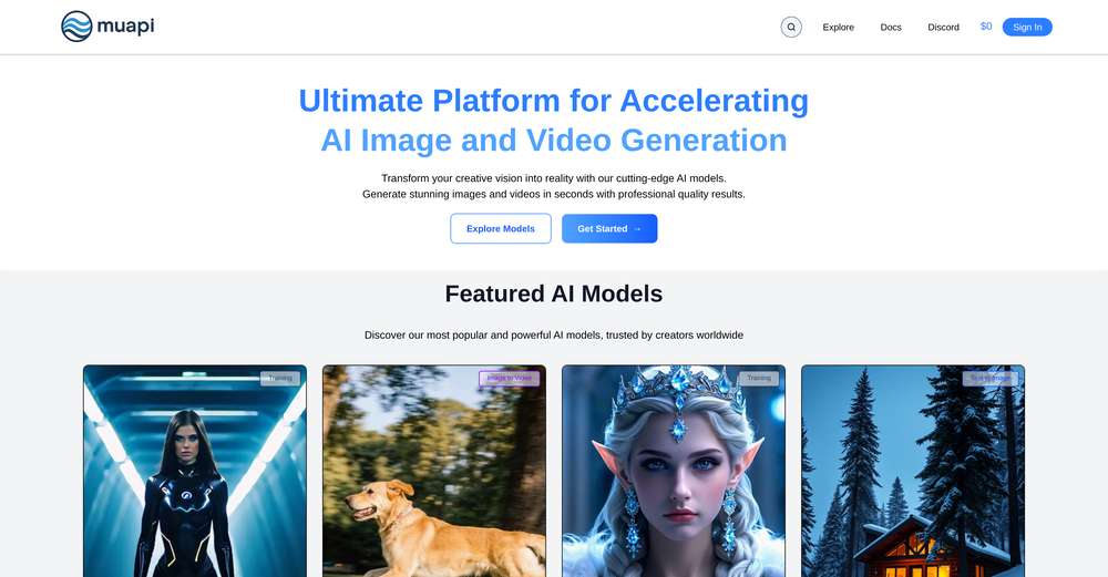 Muapi website