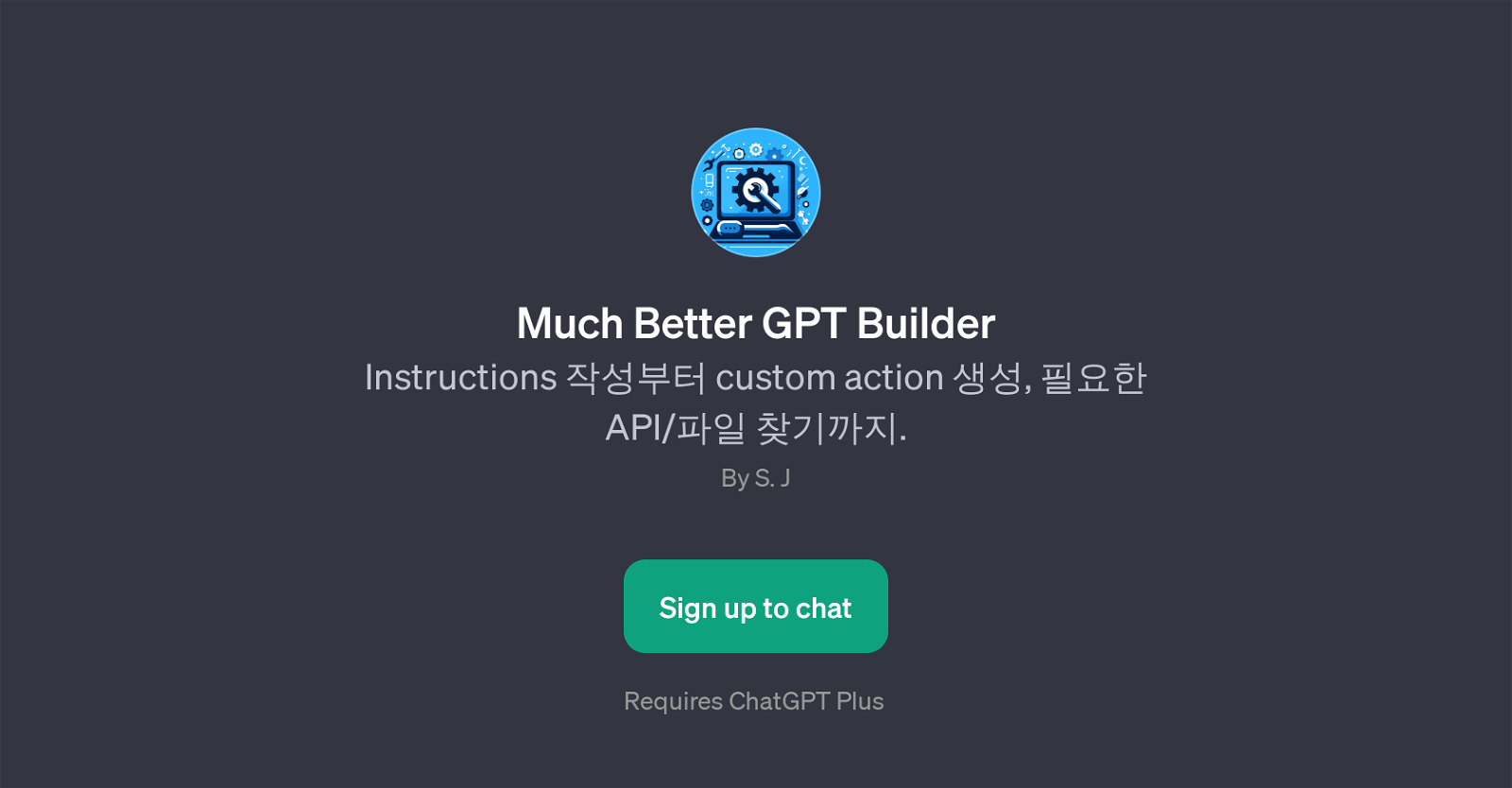 Much Better GPT Builder website