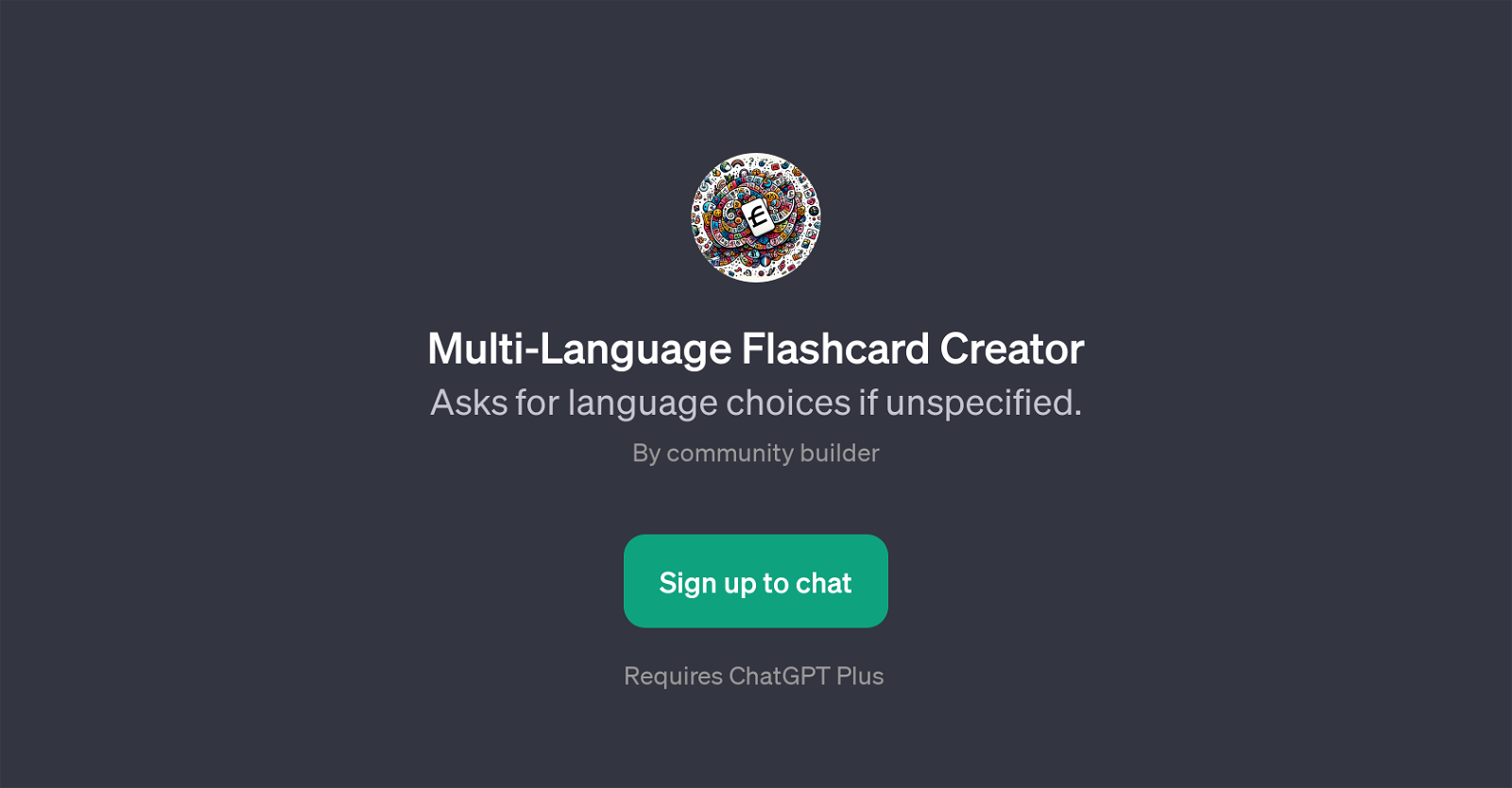 Multi-Language Flashcard Creator website
