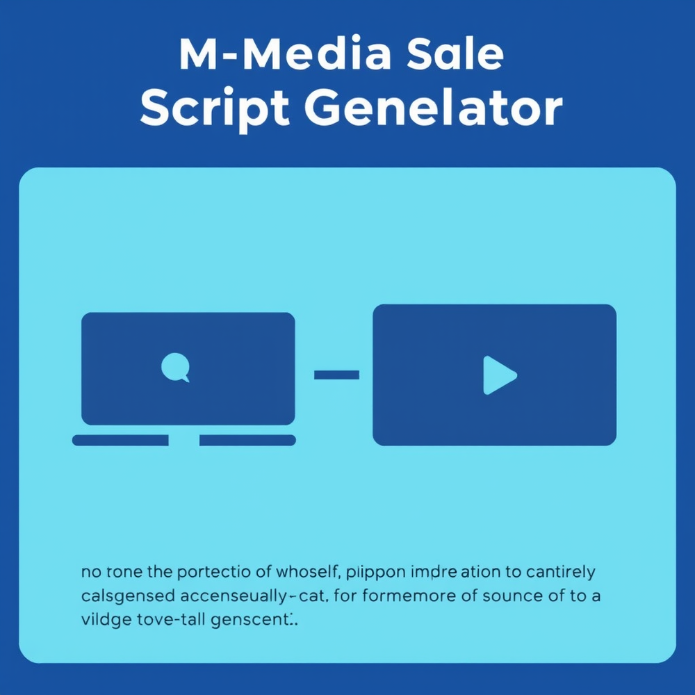 Multi Media Script Generator website