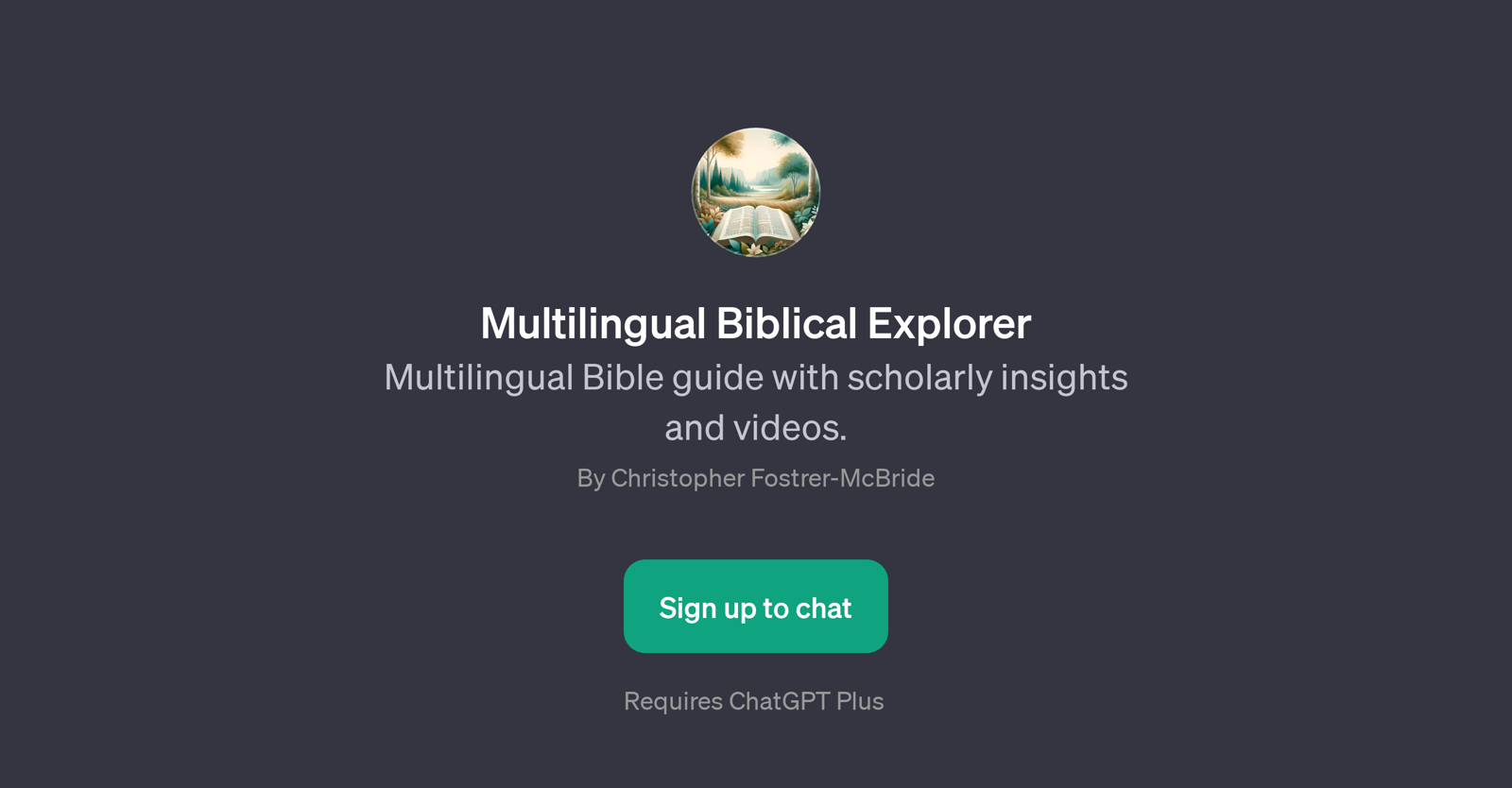Multilingual Biblical Explorer website