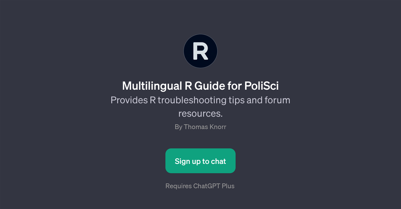 Multilingual R Guide for PoliSci website