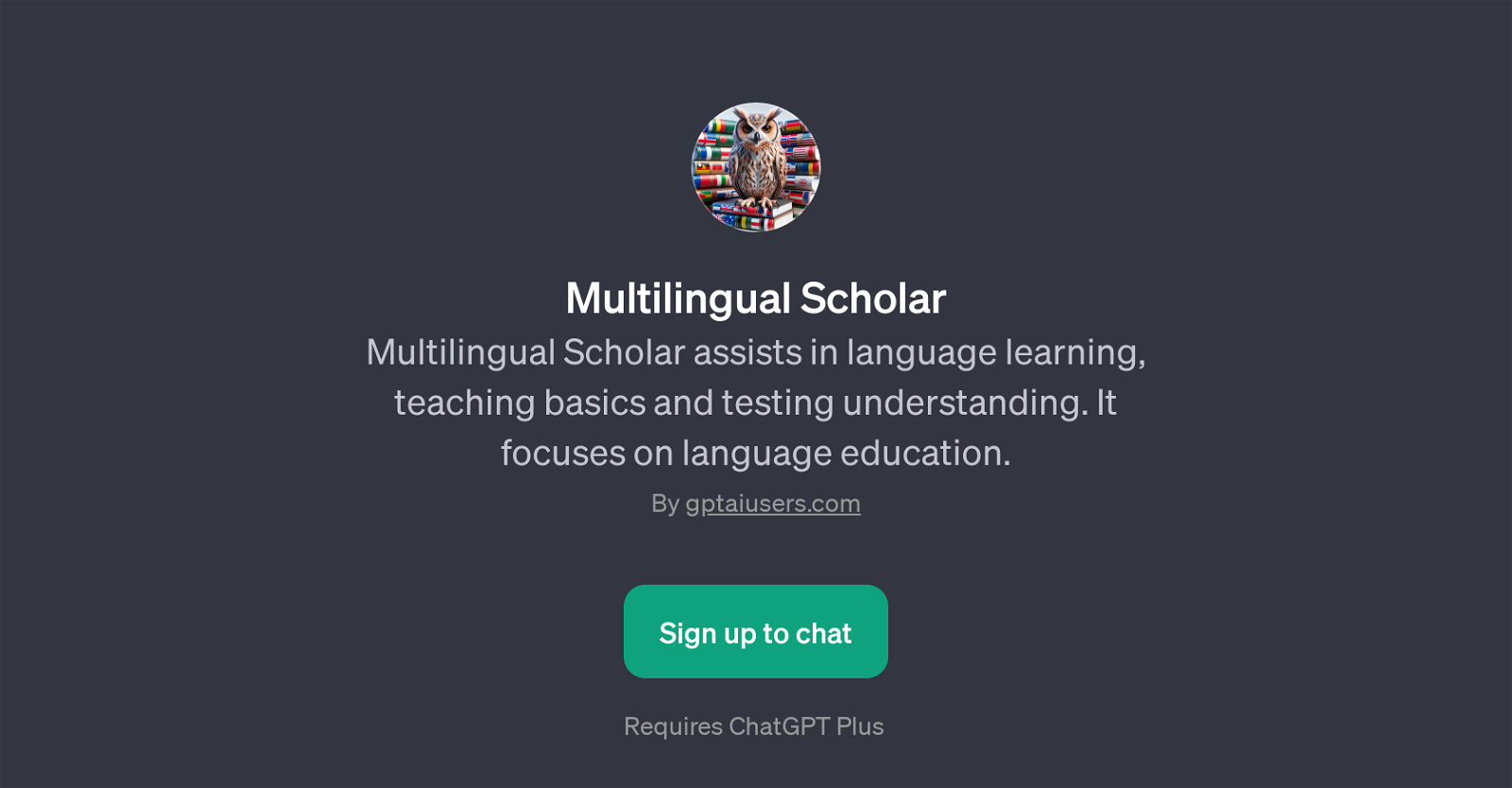 Multilingual Scholar website