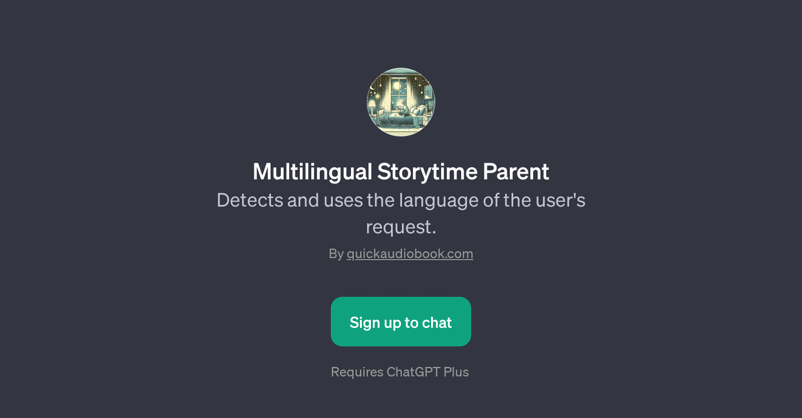 Multilingual Storytime Parent website