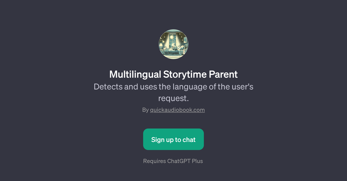 Multilingual Storytime Parent website