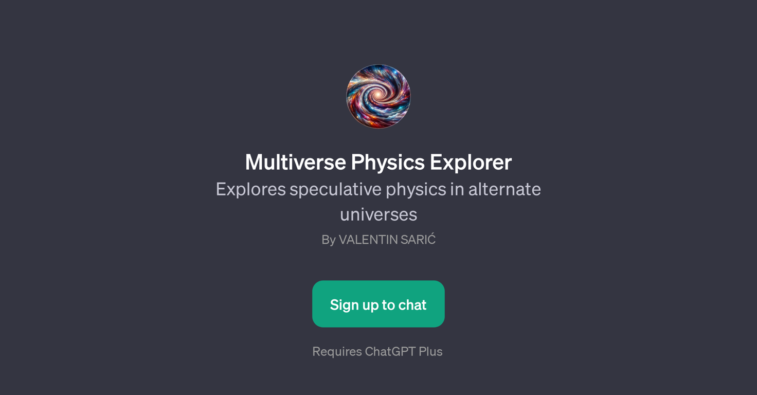 Multiverse Physics Explorer website
