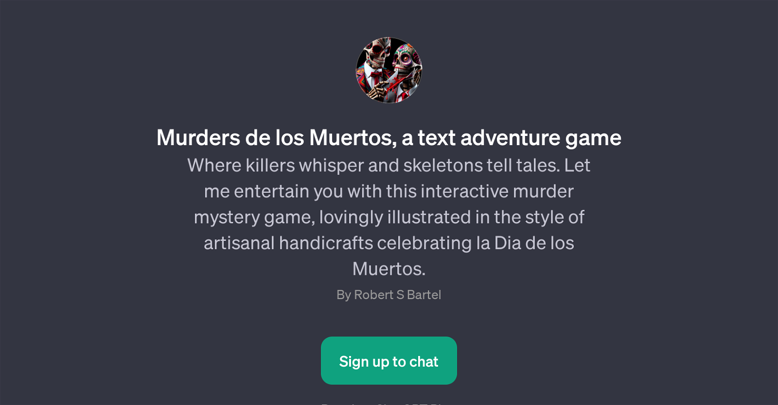 Murders de los Muertos website
