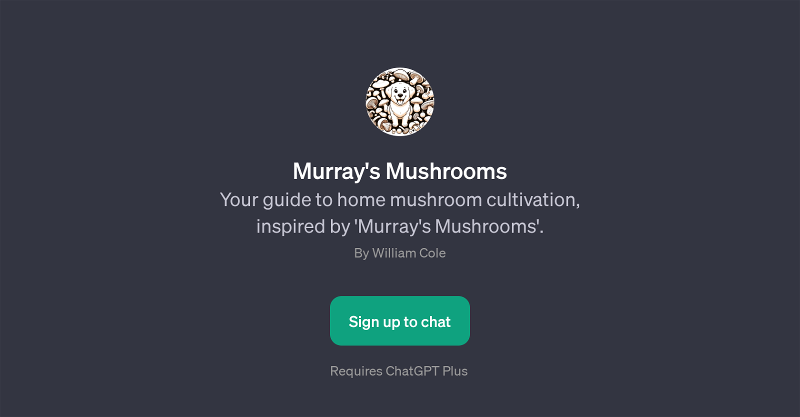 Murray's Mushrooms website