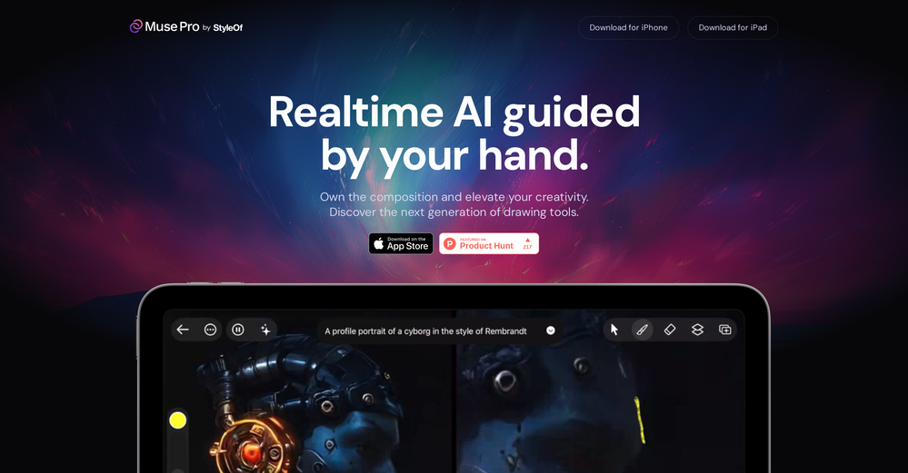 Muse Pro website