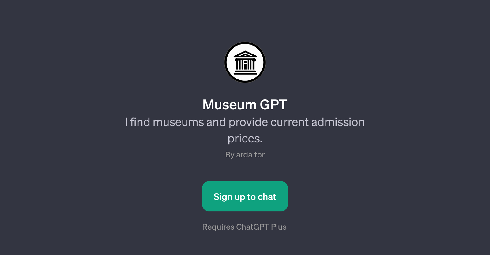 Museum GPT website