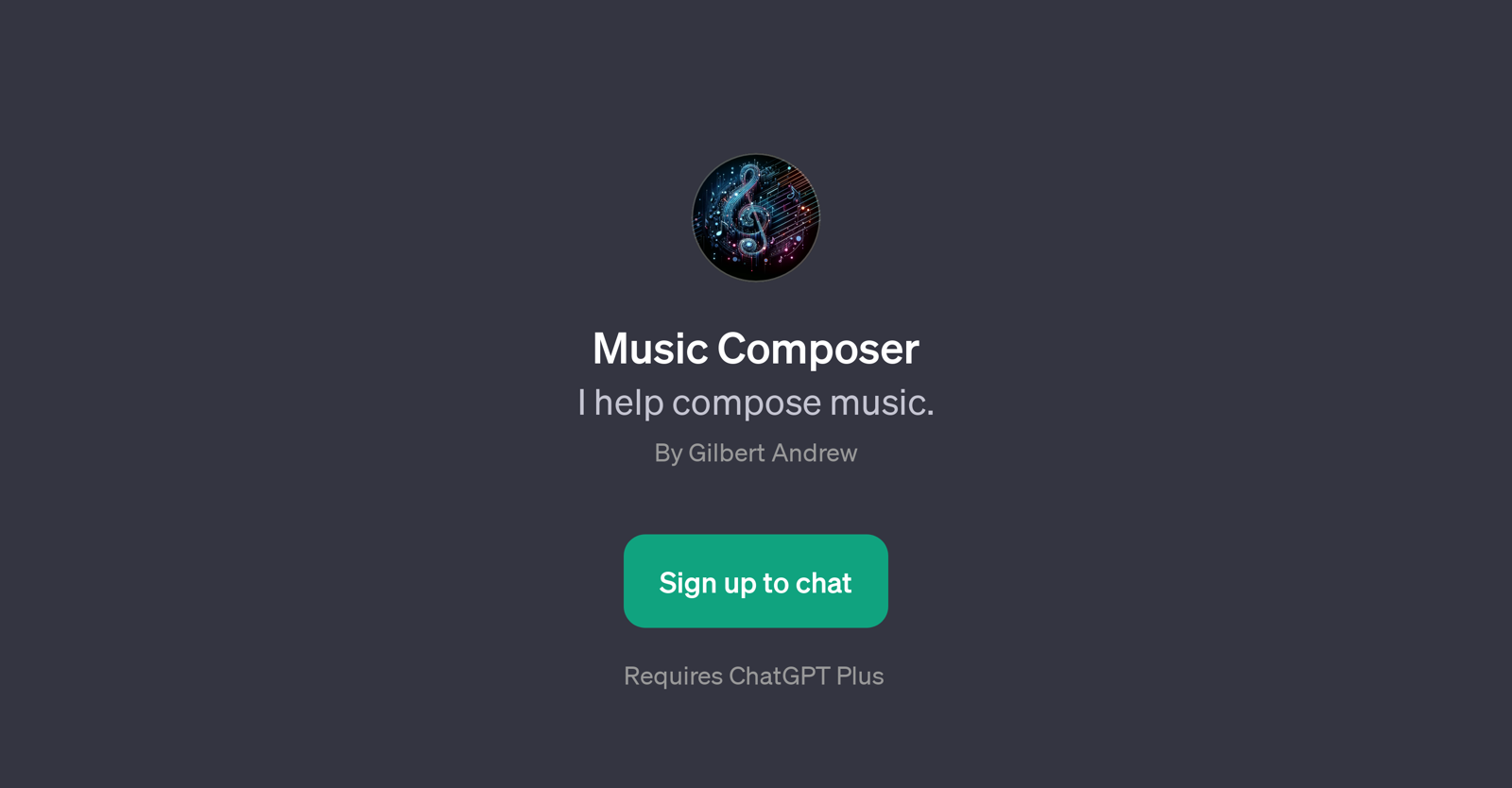 Music Composer website