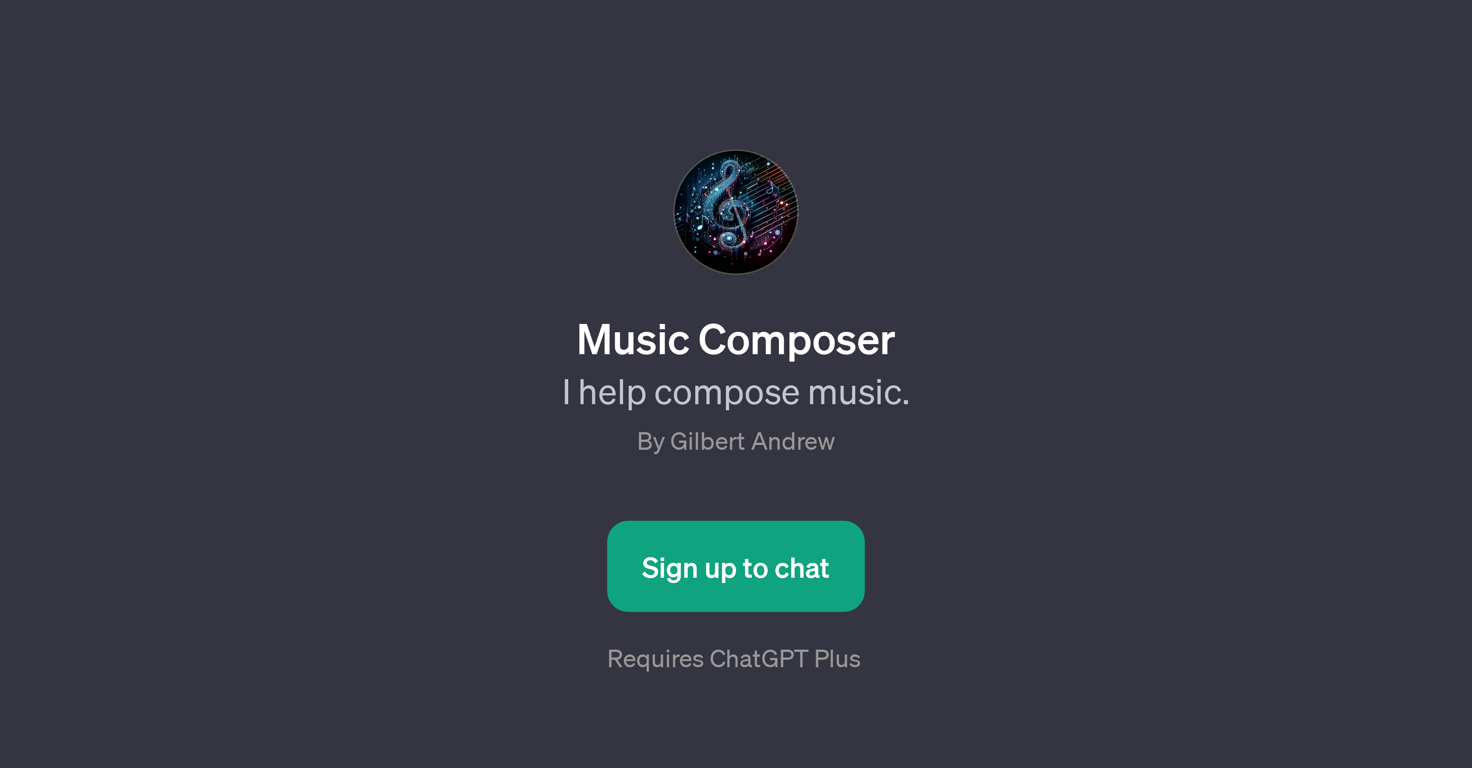 Music Composer website