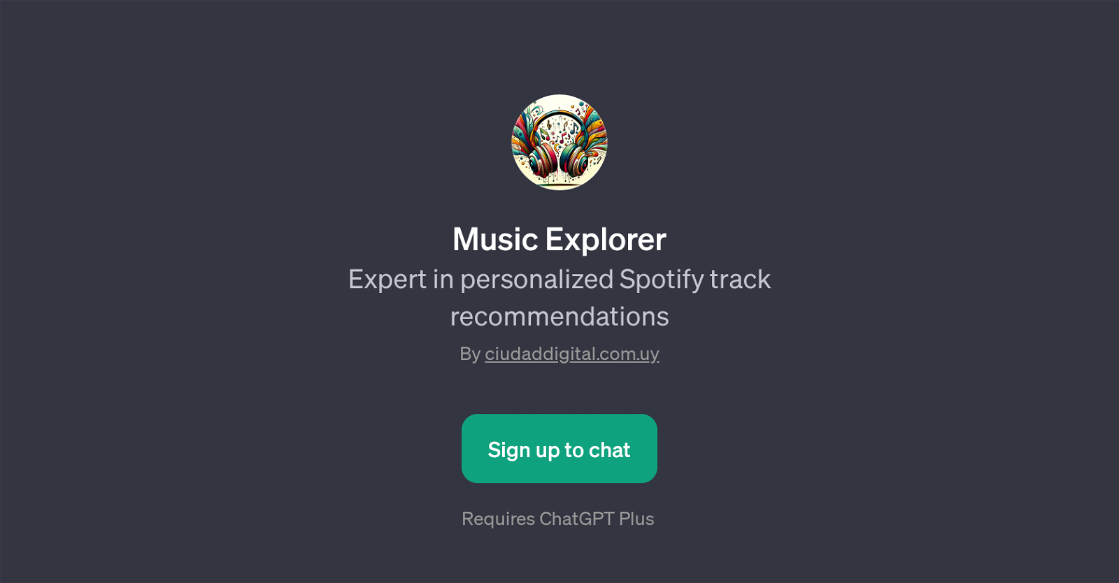 Music Explorer website