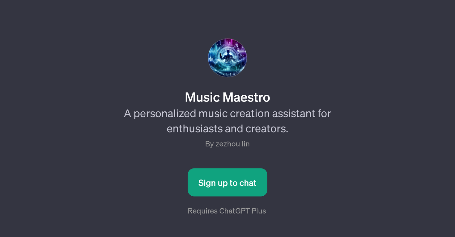 Music Maestro website