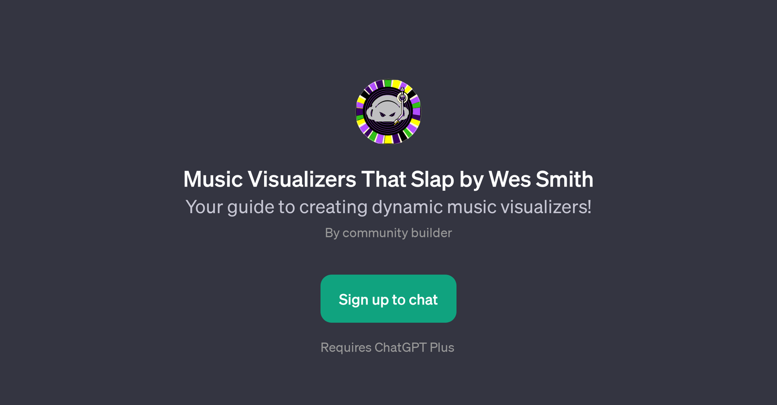 Music Visualizers That Slap by Wes Smith website