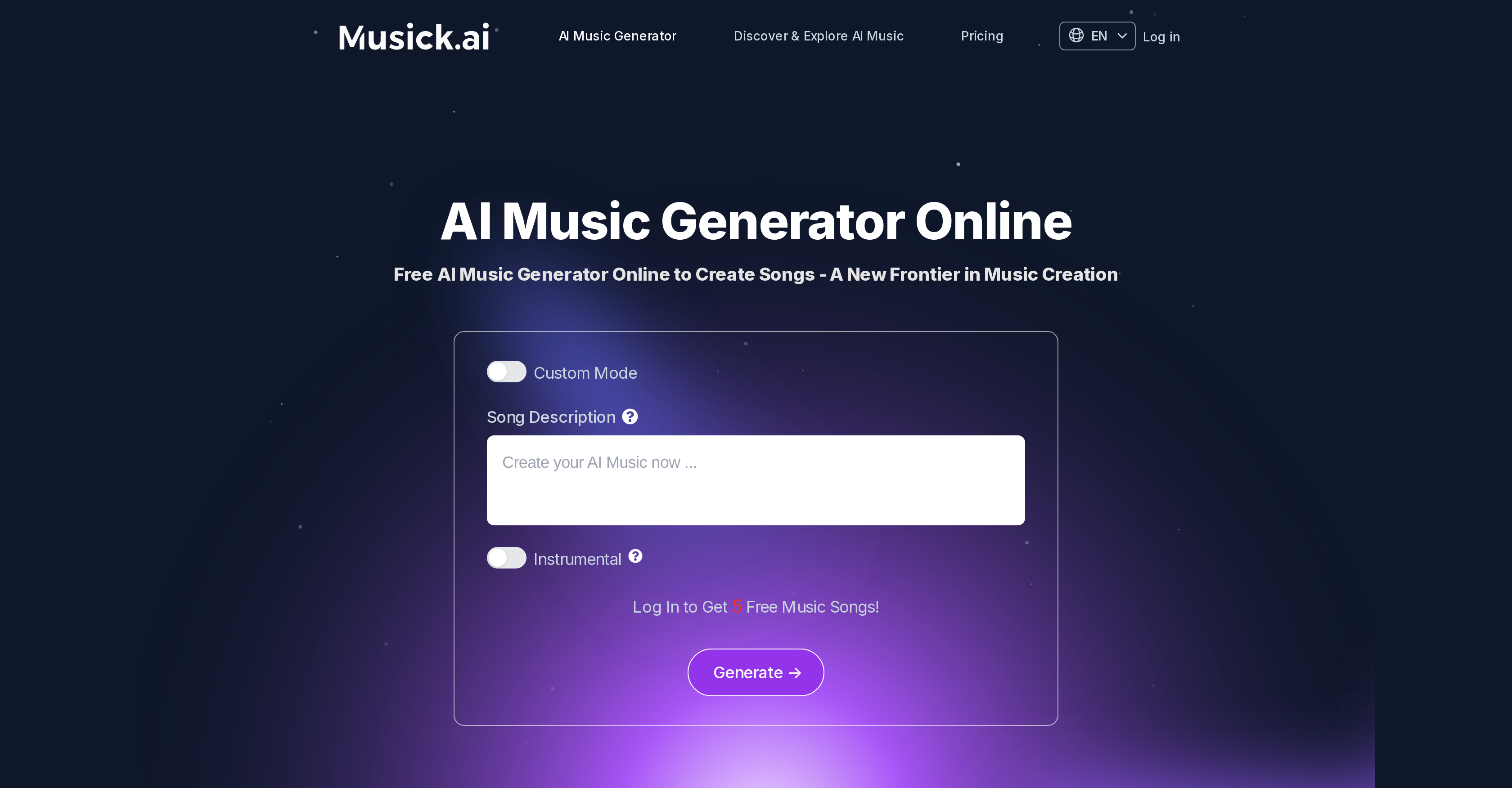 Musick.ai screenshot 1 Musick.ai screenshot 1