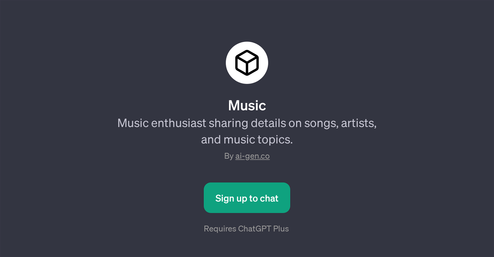 MusicPage website