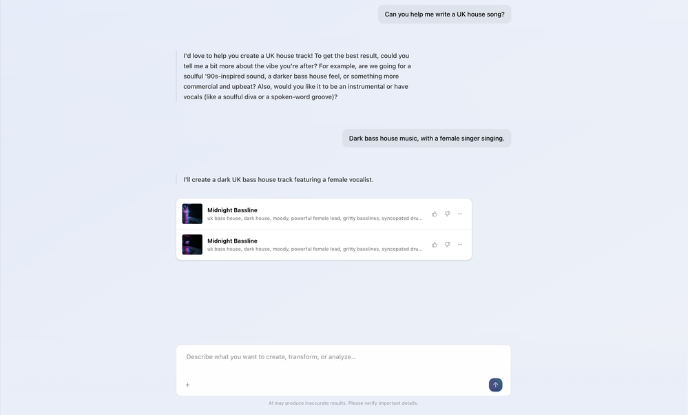MusiCraft AI website