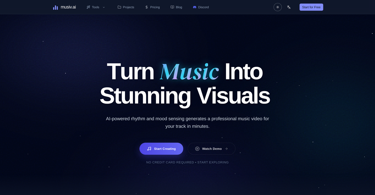 Musiv website