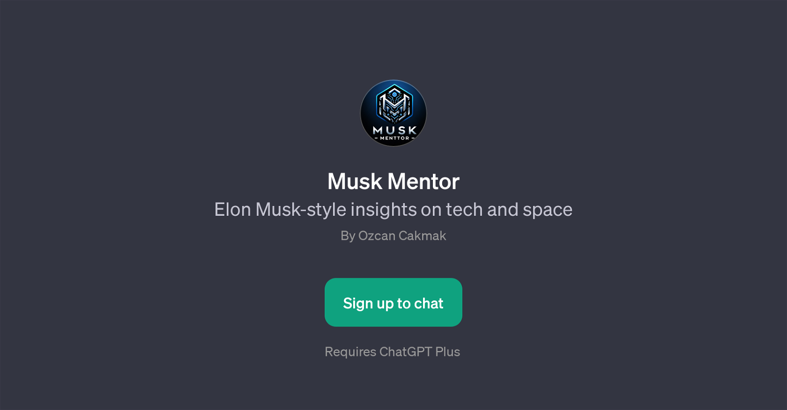Musk Mentor website