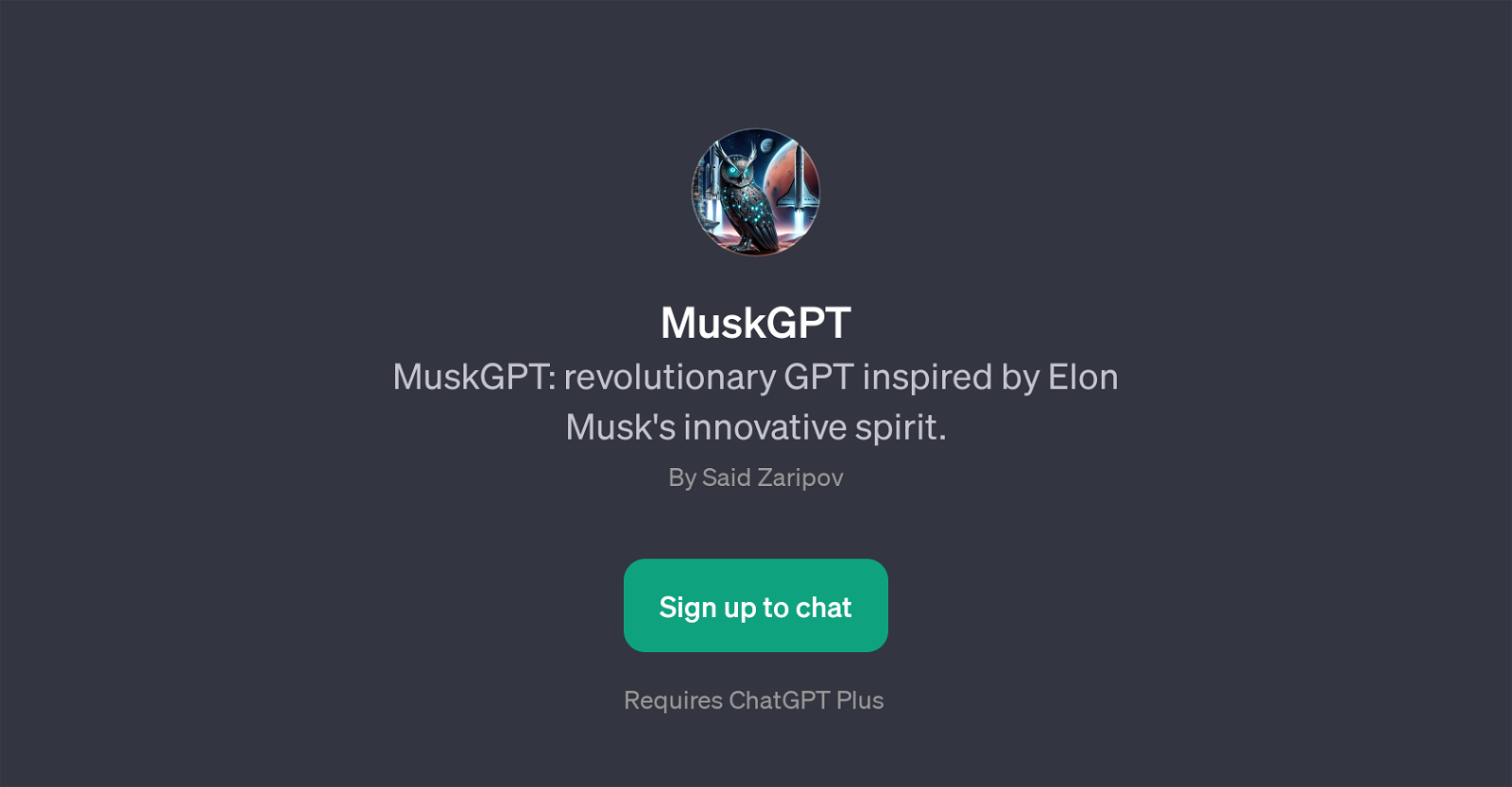 MuskGPT website