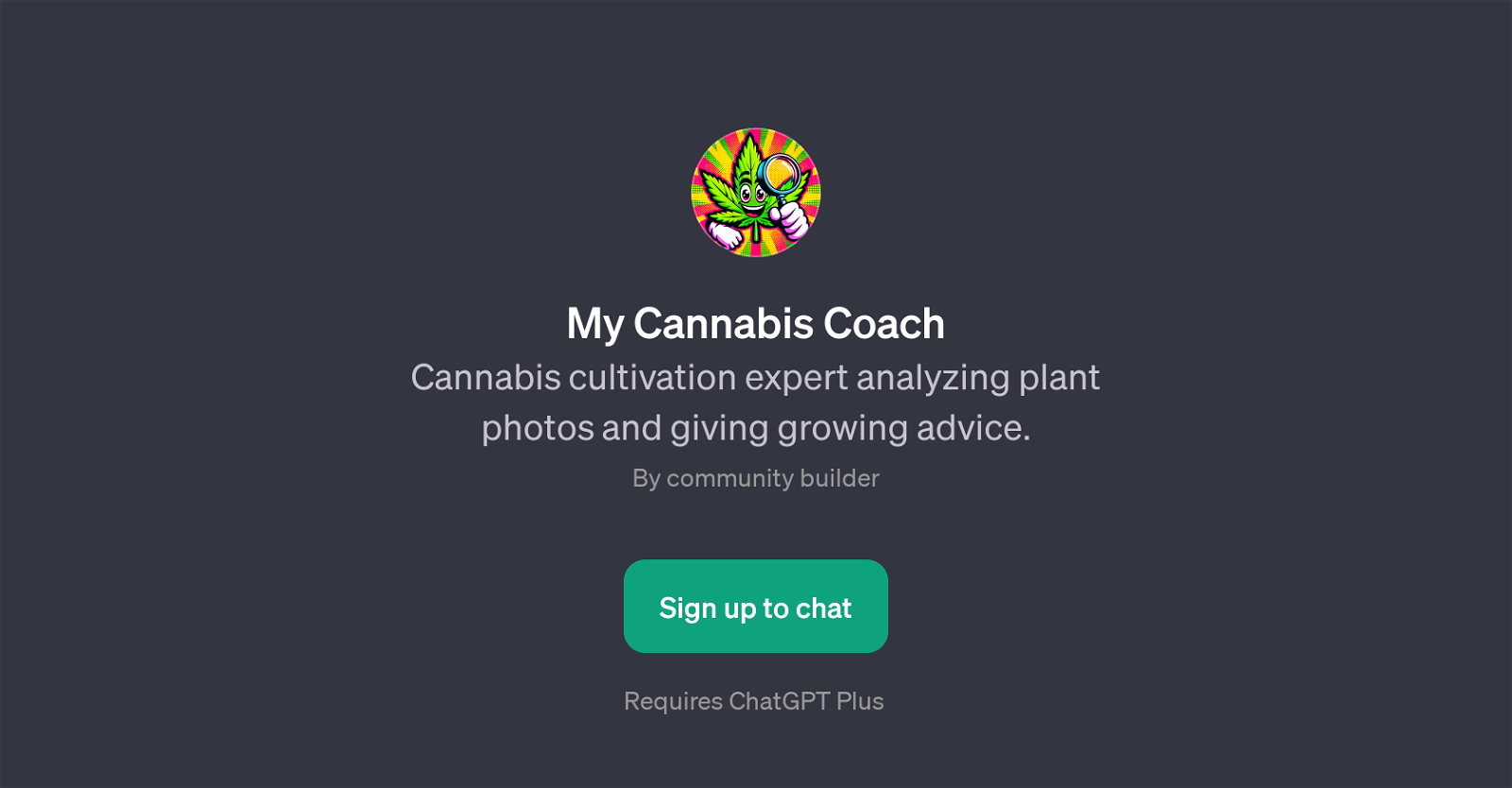 My Cannabis Coach website