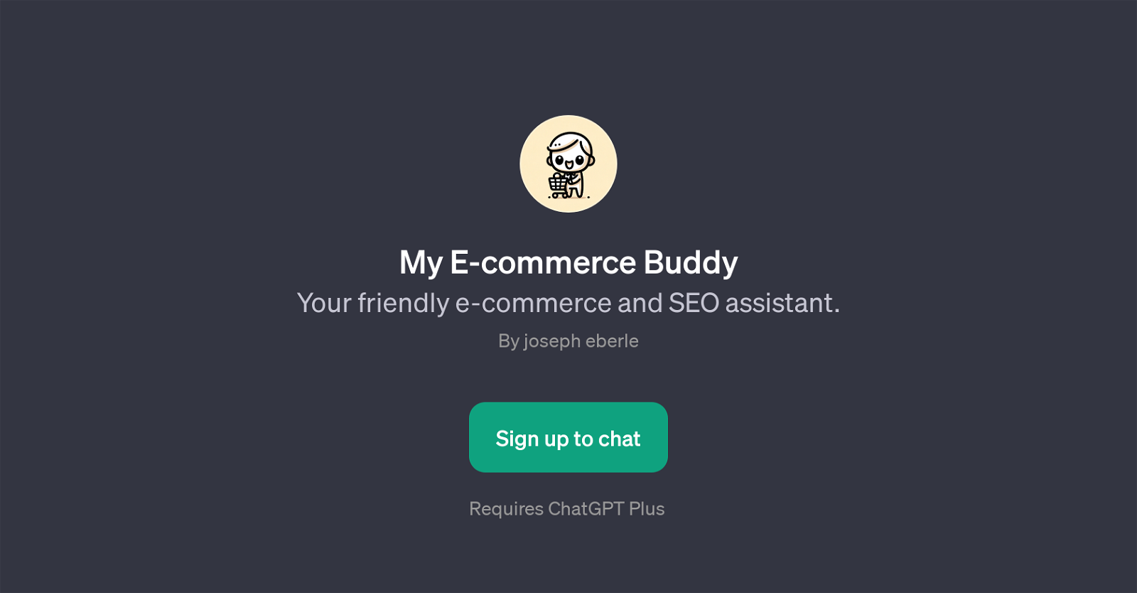 My E-commerce Buddy website