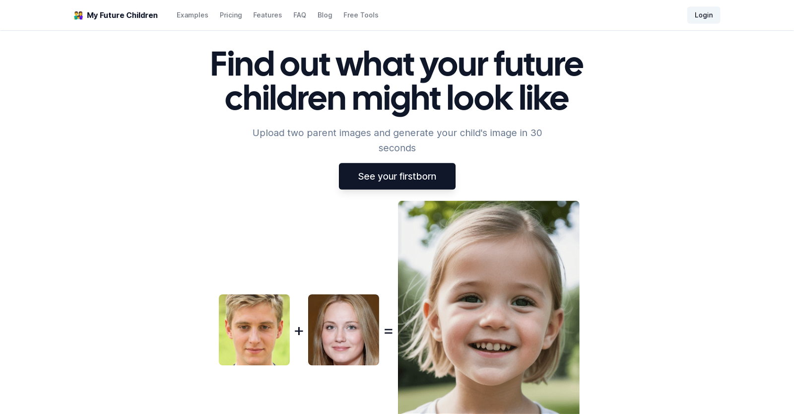 My Future Children website
