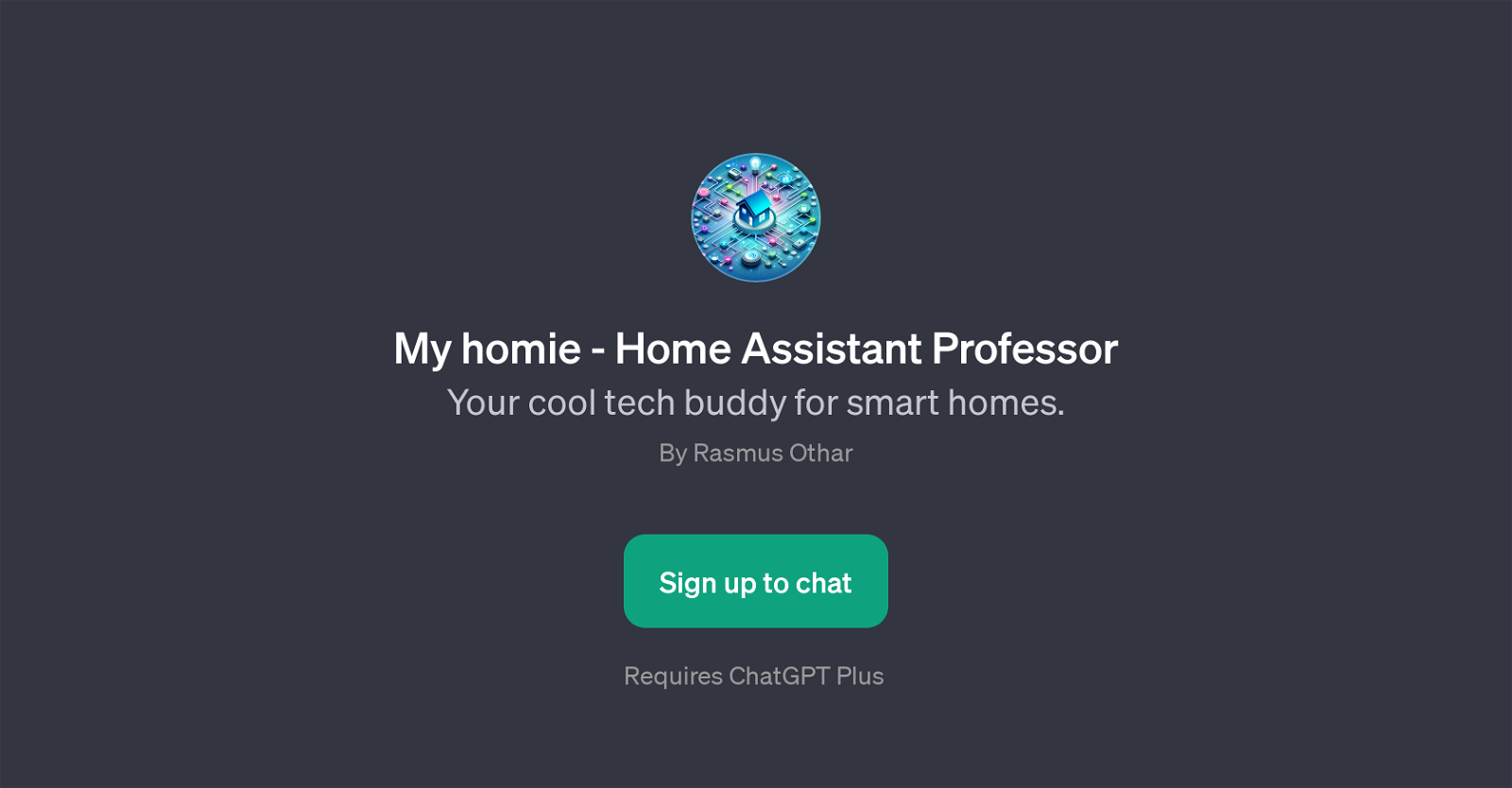 My homie - Home Assistant Professor website