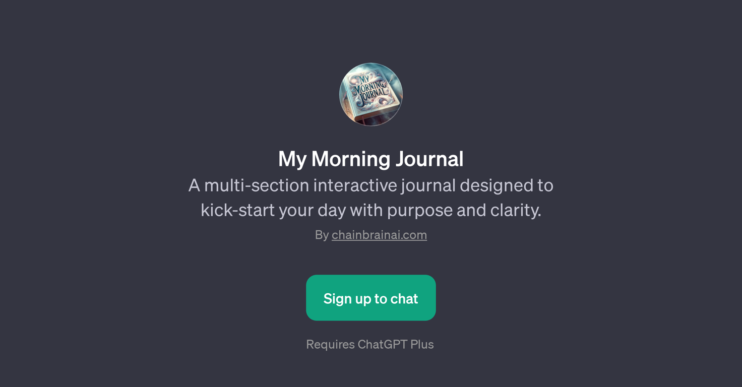 My Morning Journal website