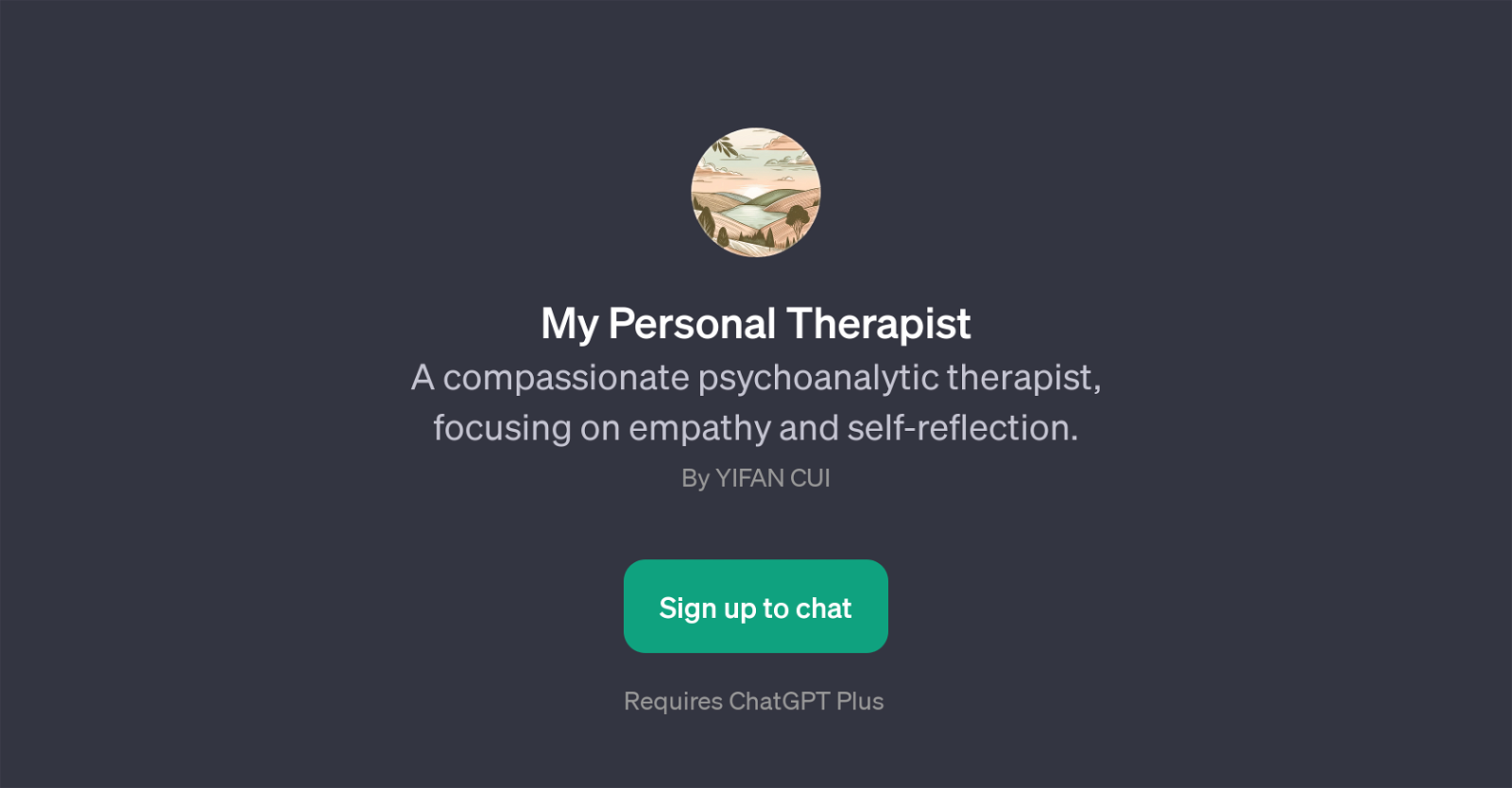My Personal Therapist website